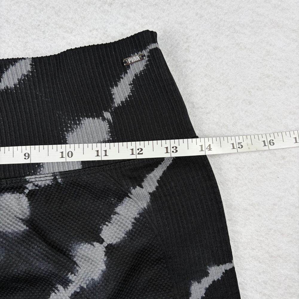 PINK Active Seamless Tie Dye Leggings Women's M Black High Rise Yoga Athleisure - Picture 6 of 13